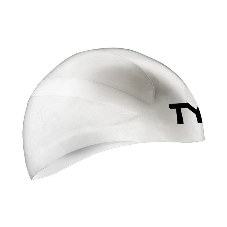 TYR Wall - Breaker Silicone Race Cap White