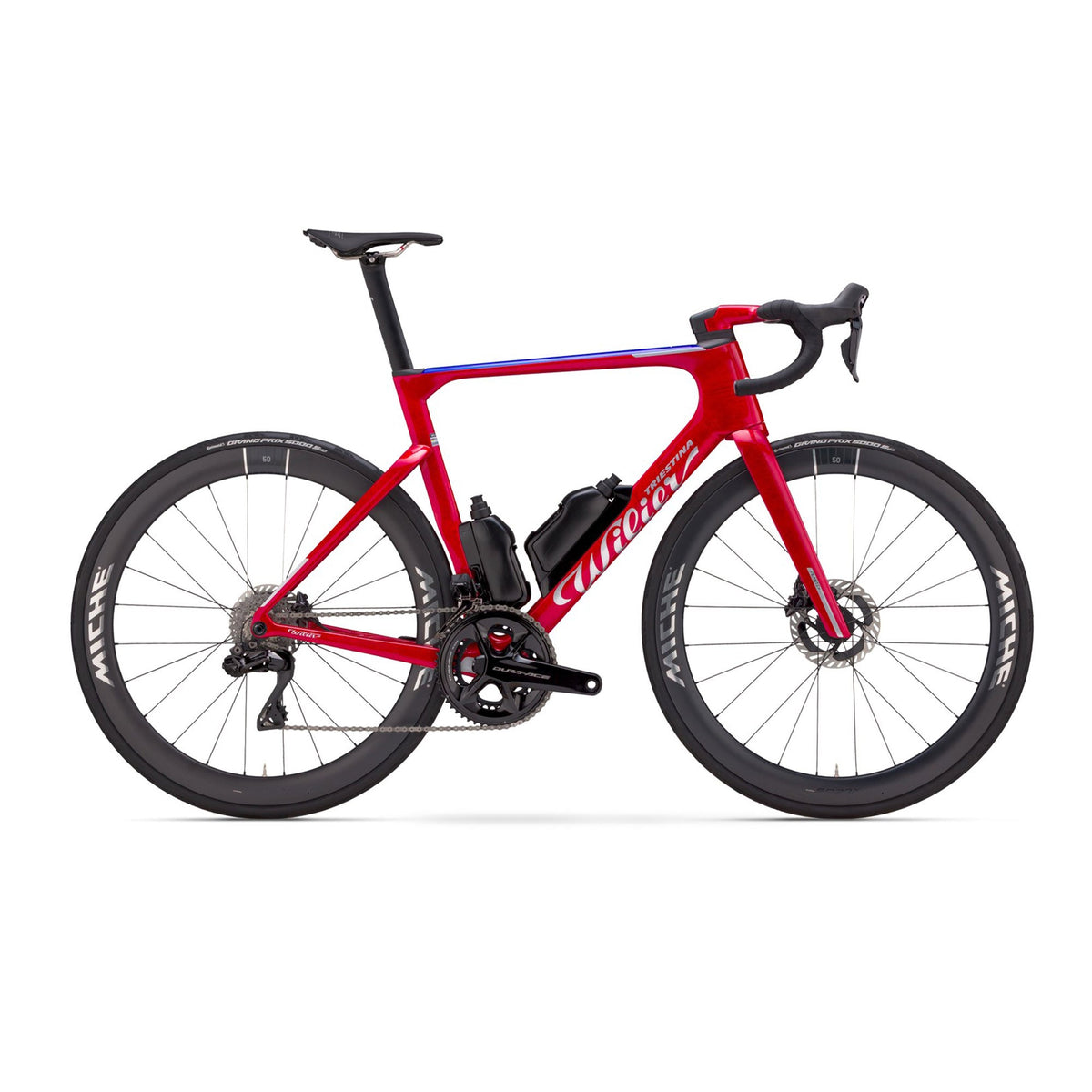 Wilier Filante SLR ID2 Dura - Ace Di2 Bike w/CeramicSpeed Bearings Firelight Red