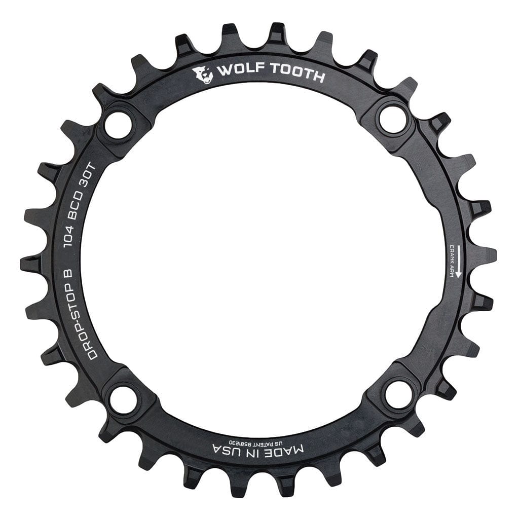 Wolf Tooth 104 BCD Chainrings Black
