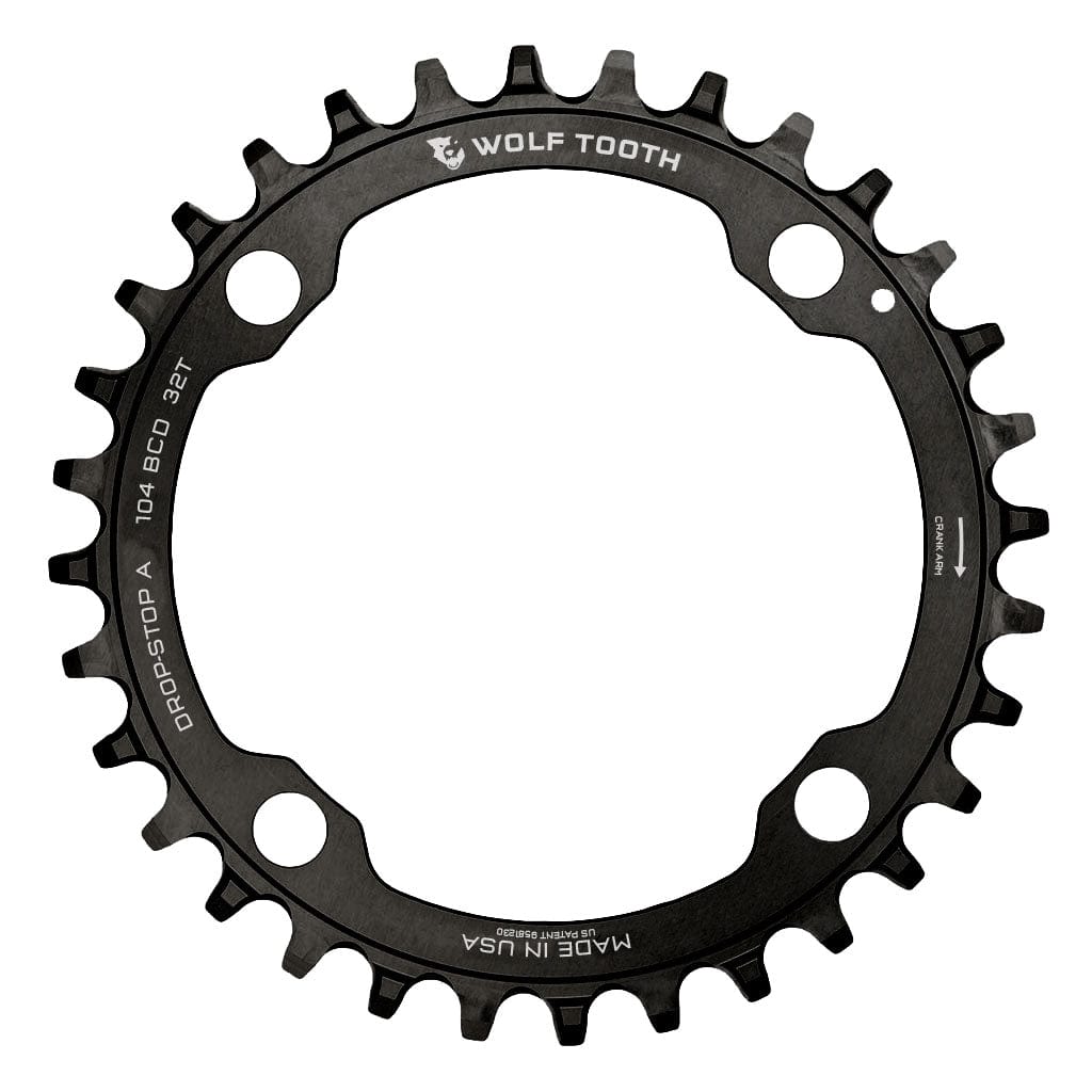 Wolf Tooth 104 BCD Chainrings Black