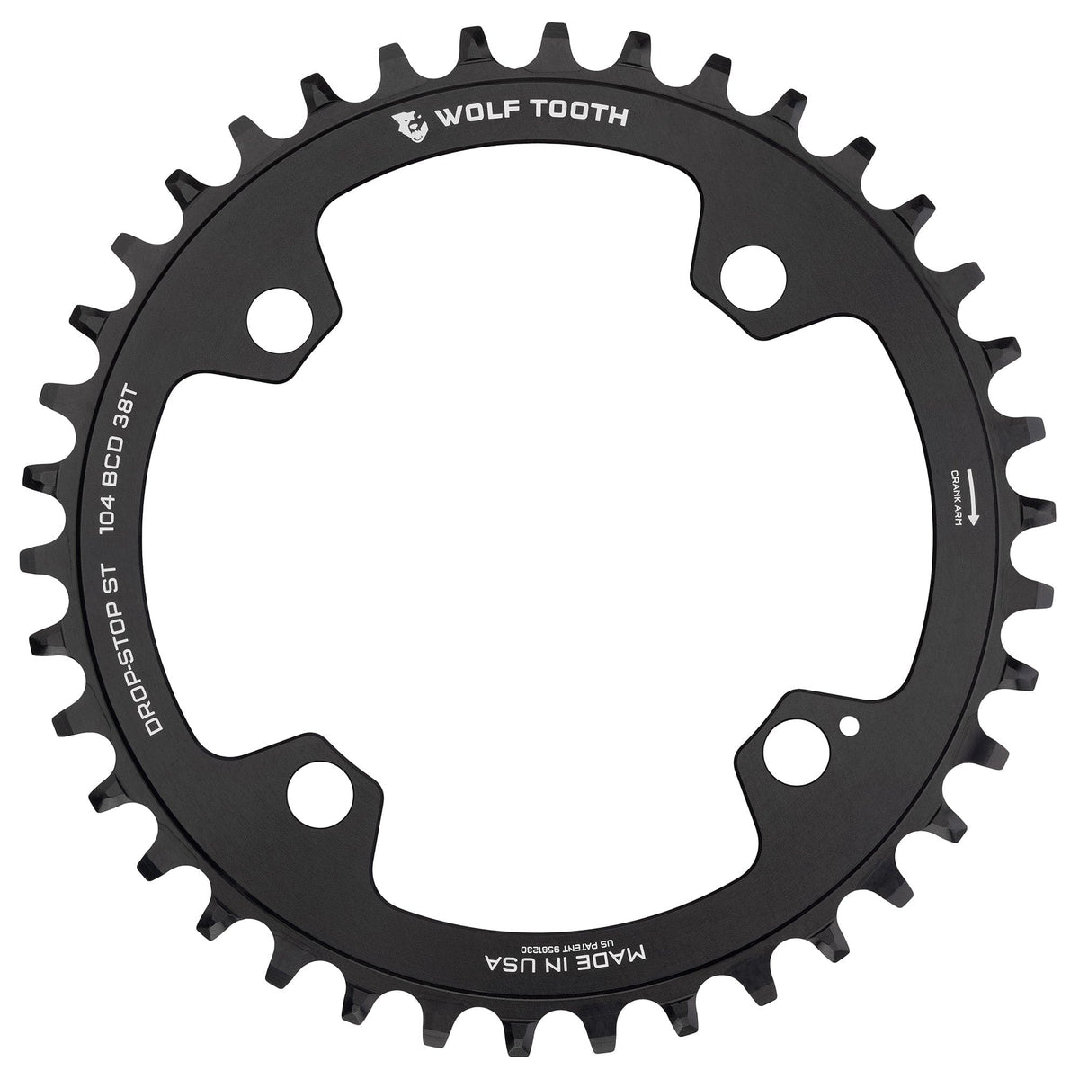 Wolf Tooth 104 BCD Chainrings Black