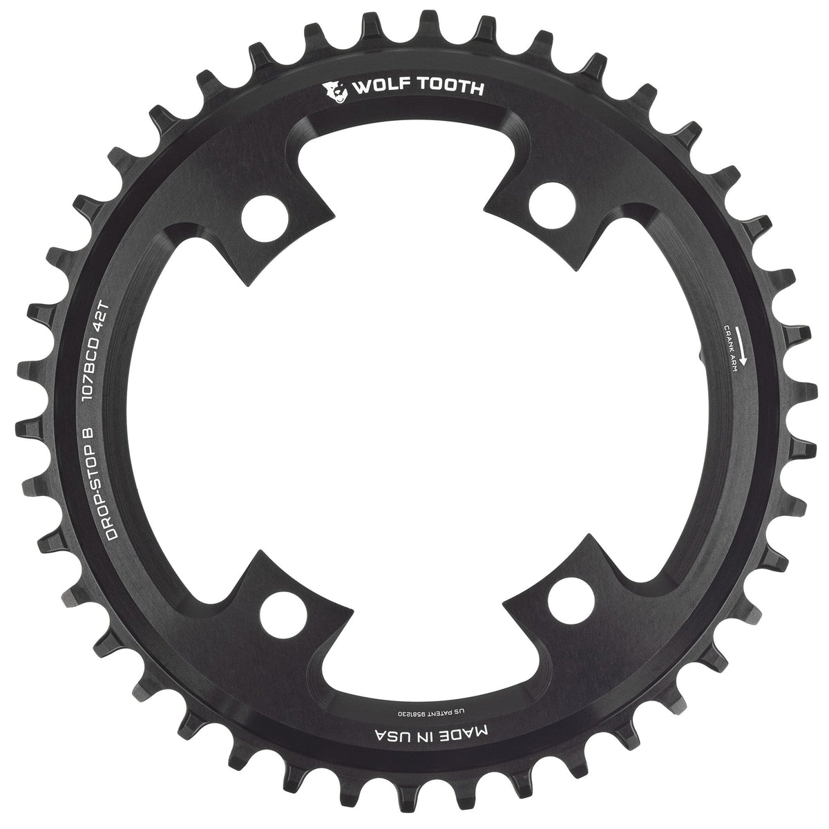 Wolf Tooth 107 BCD Chainrings for SRAM Drop - Stop B