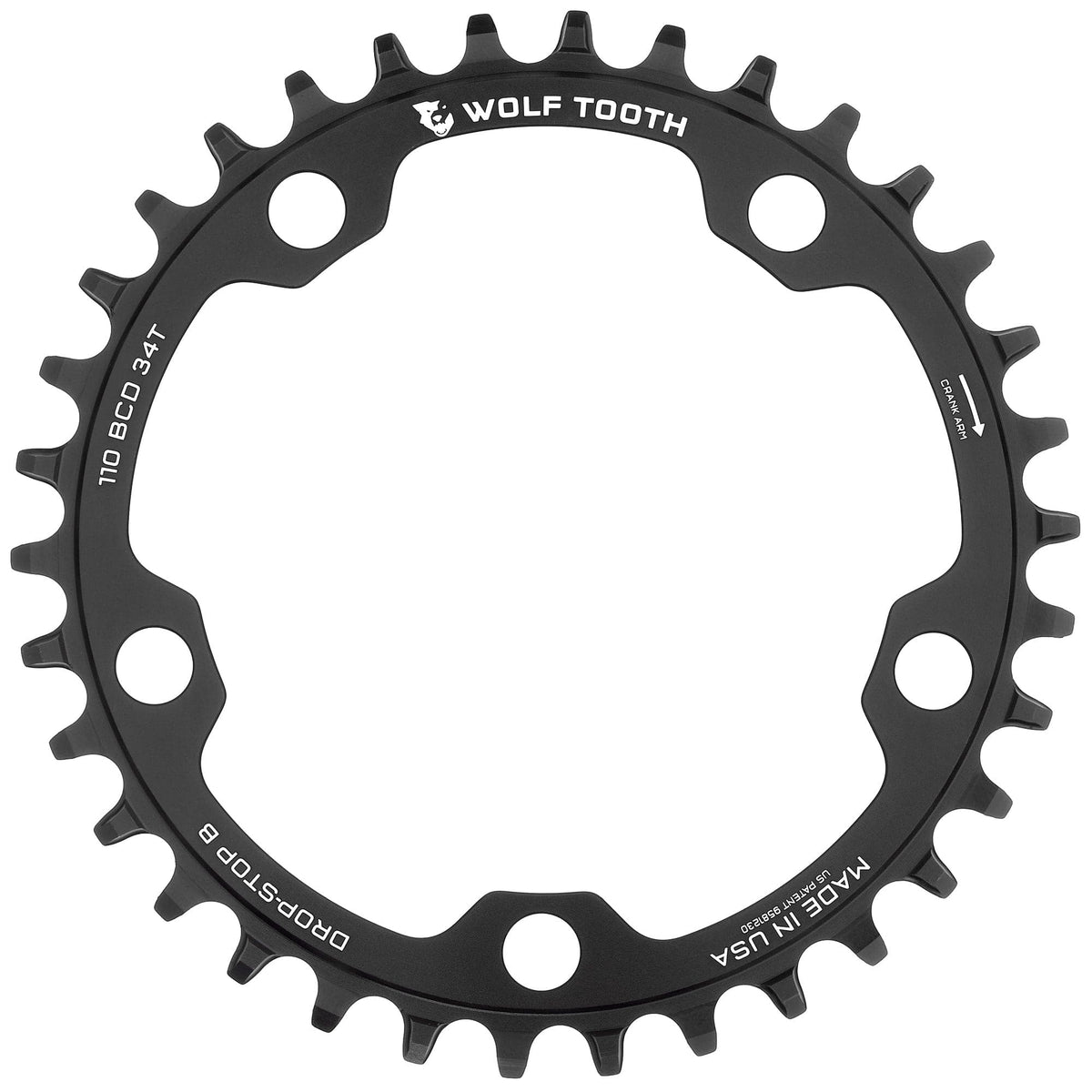 Wolf Tooth 110 BCD Gravel / CX / Road Chainrings Drop - Stop B