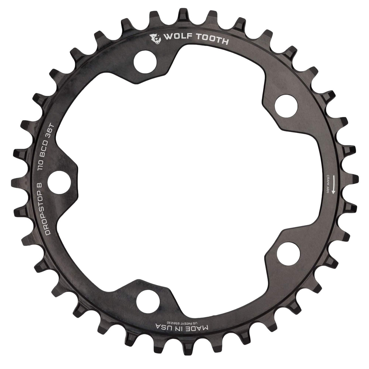 Wolf Tooth 110 BCD Gravel / CX / Road Chainrings Drop - Stop B