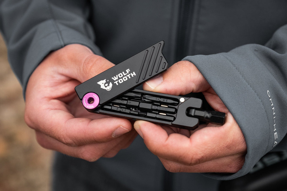 Wolf Tooth 6 - Bit Hex Wrench Multi - Tool Black