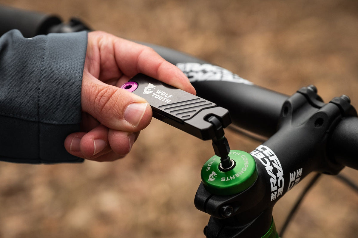 Wolf Tooth 6 - Bit Hex Wrench Multi - Tool Black