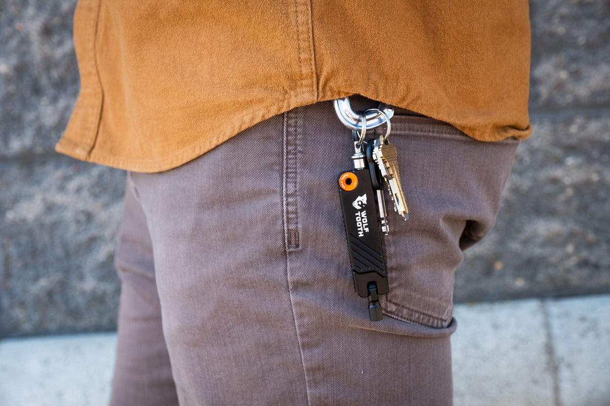 Wolf Tooth 6 - Bit Hex Wrench Multi - Tool Black