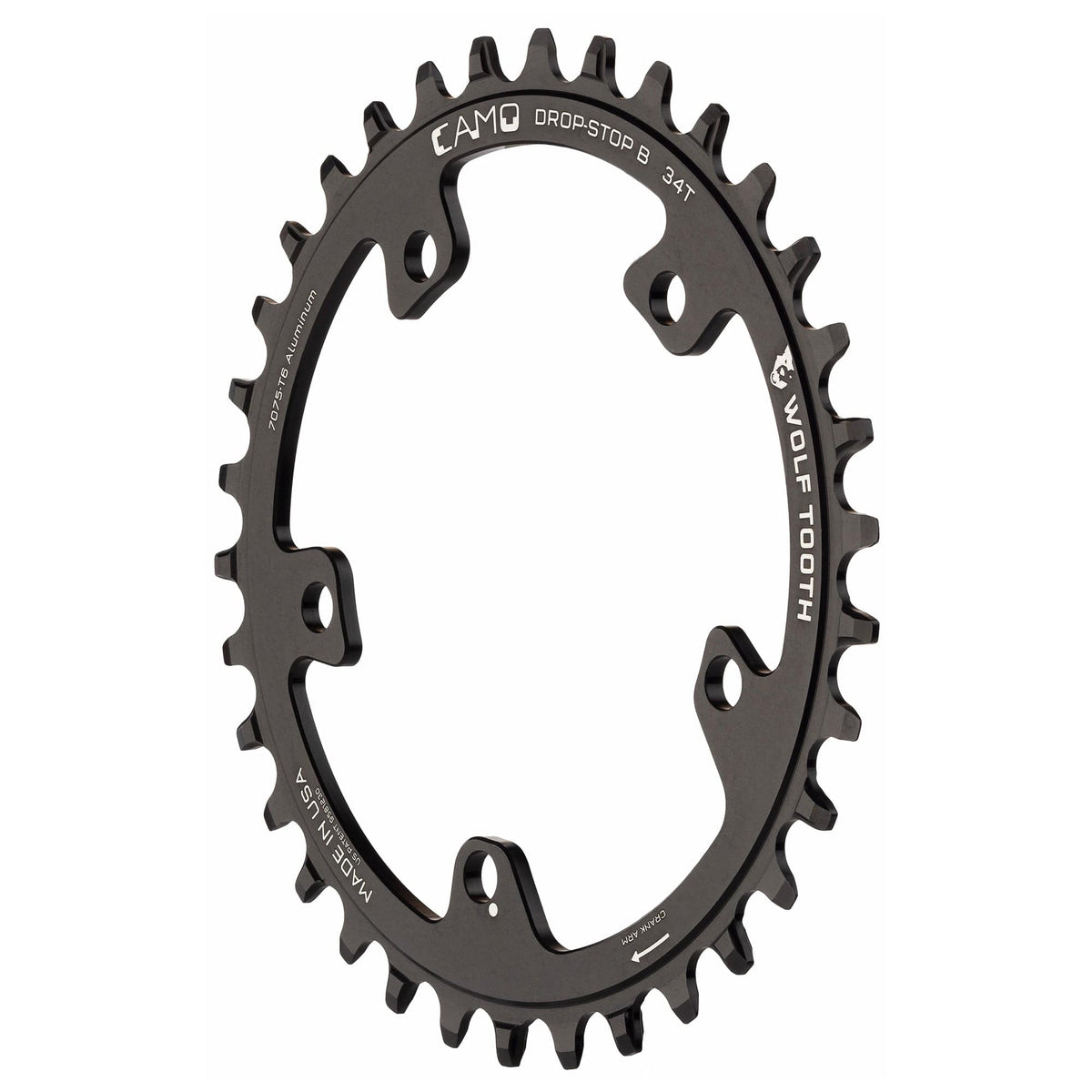 Wolf Tooth CAMO Aluminum Round Chainring Drop - Stop B