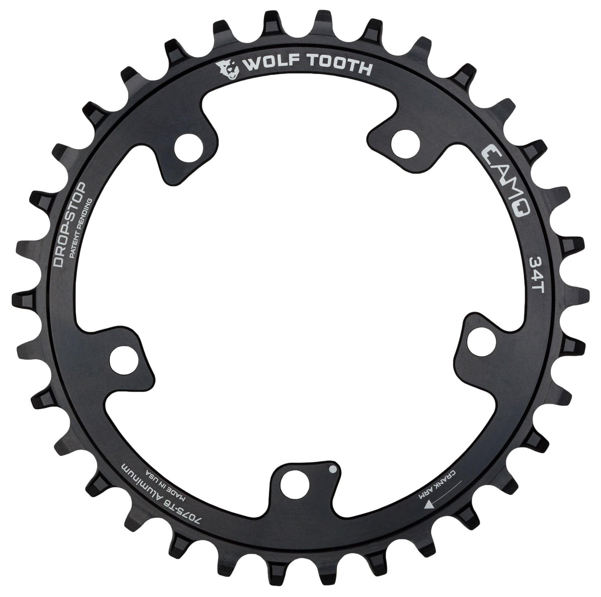 Wolf Tooth CAMO Aluminum Round Chainring Drop - Stop B