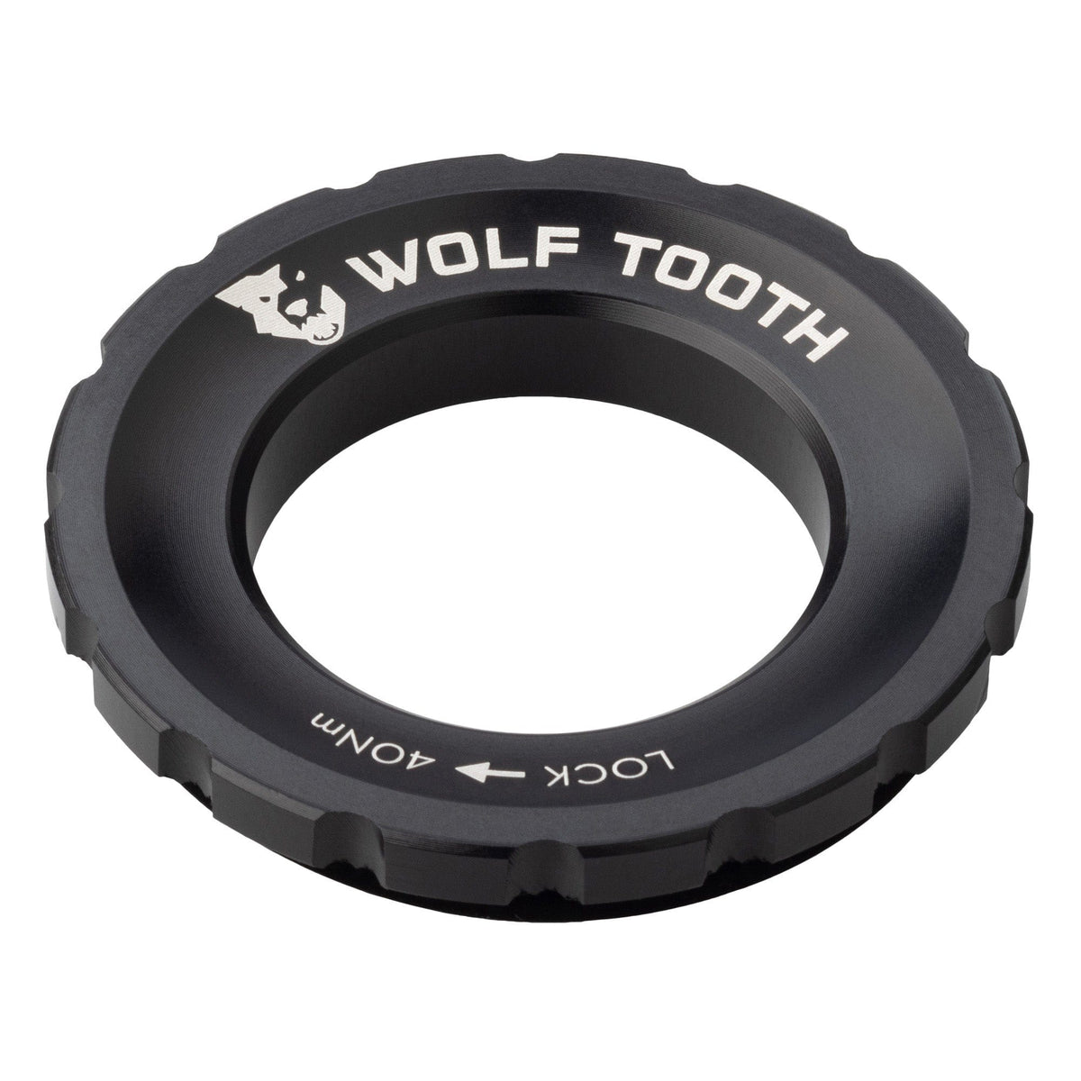 Wolf Tooth Centerlock Rotor Lockring – External Spline Black