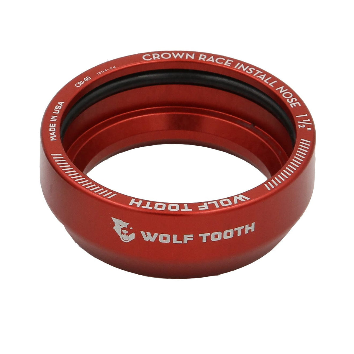 Wolf Tooth Crown Race Installation Adapter Red