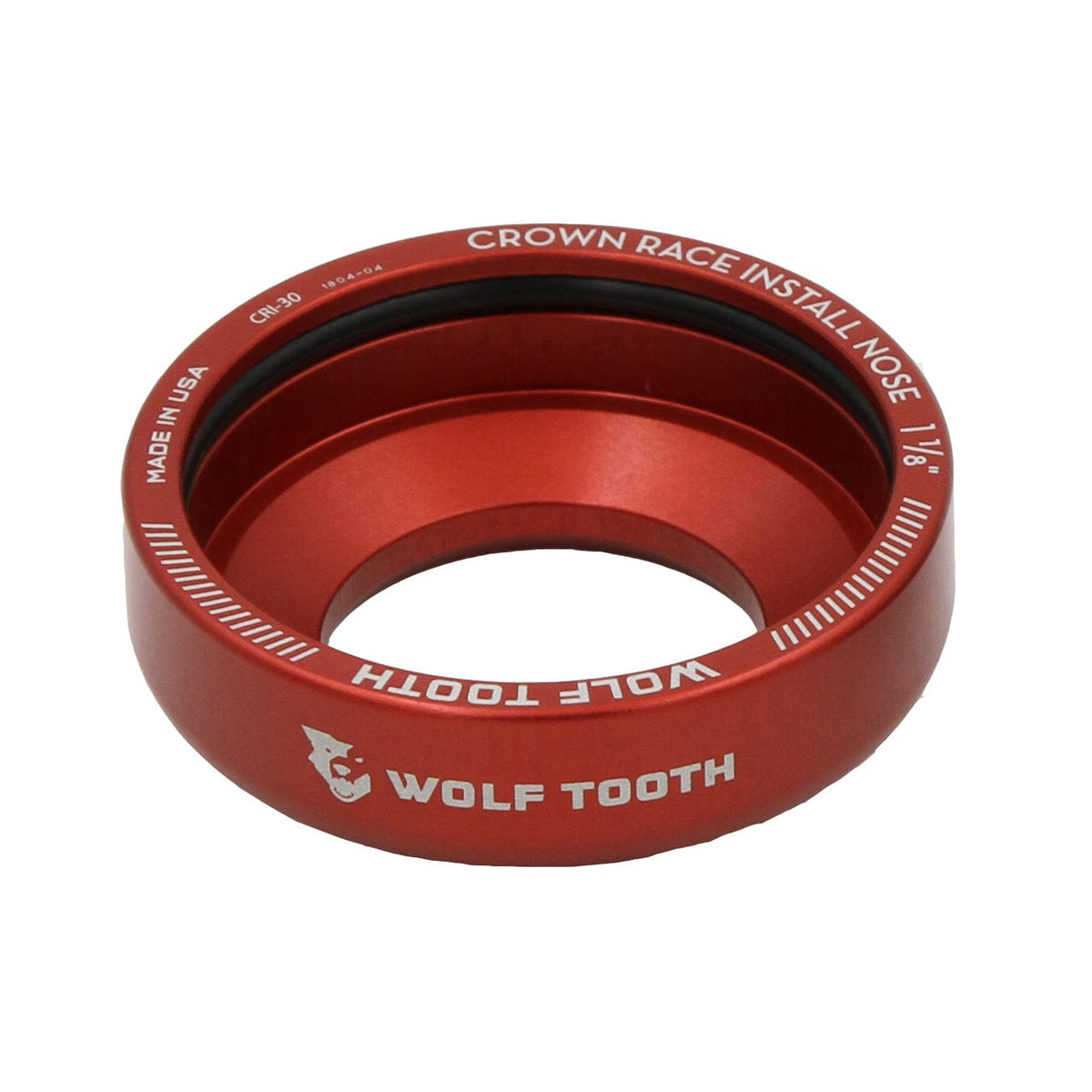Wolf Tooth Crown Race Installation Adapter Red