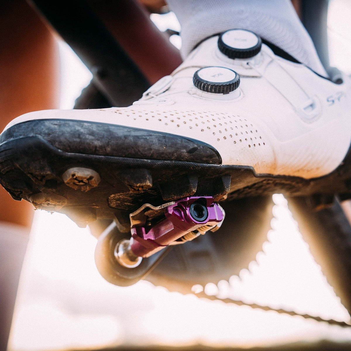 Wolf Tooth DEL Gravel Race Clipless Pedal Ultraviolet Purple