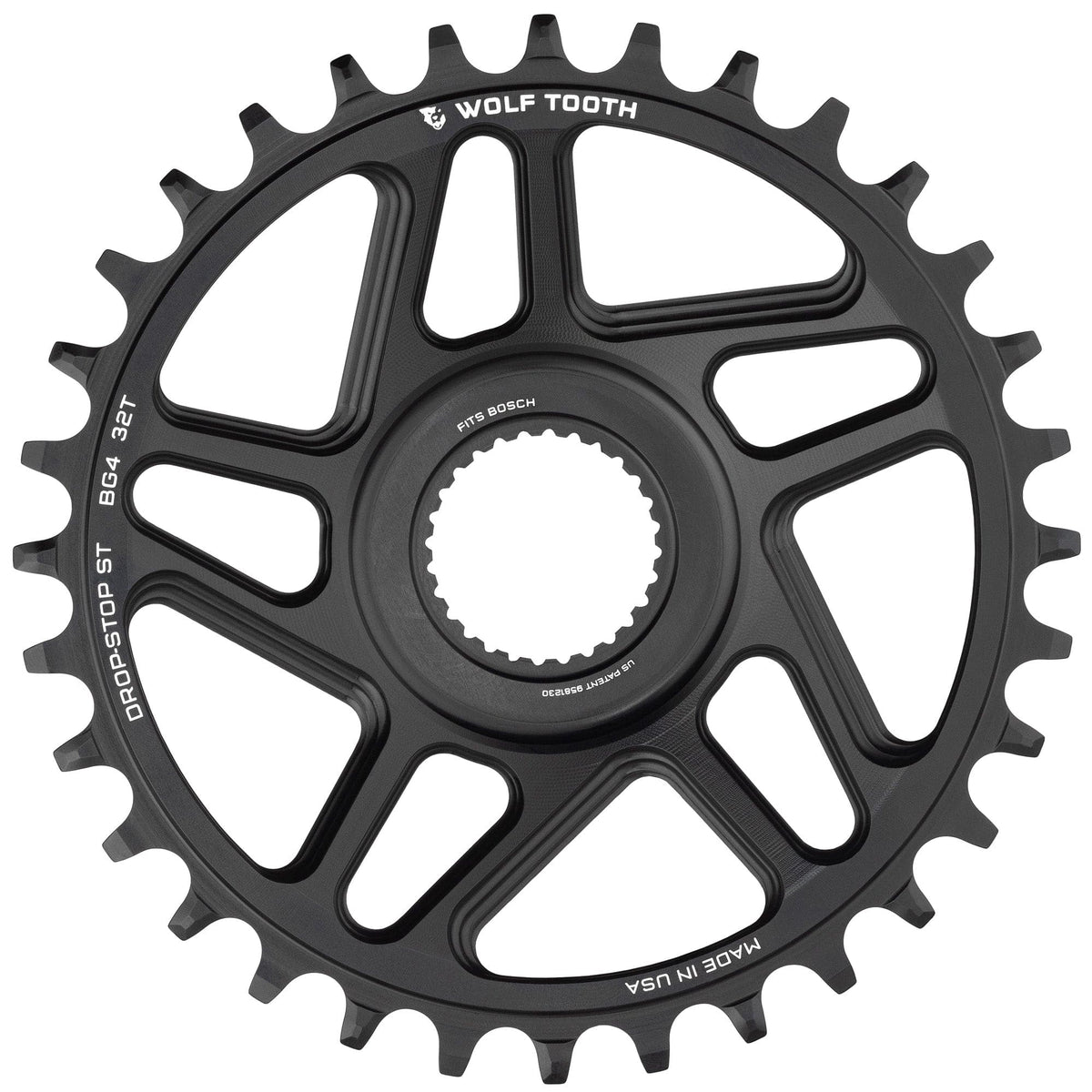 Wolf Tooth Direct Mount Chainrings for Bosch E - Bike Motor Drop - Stop ST