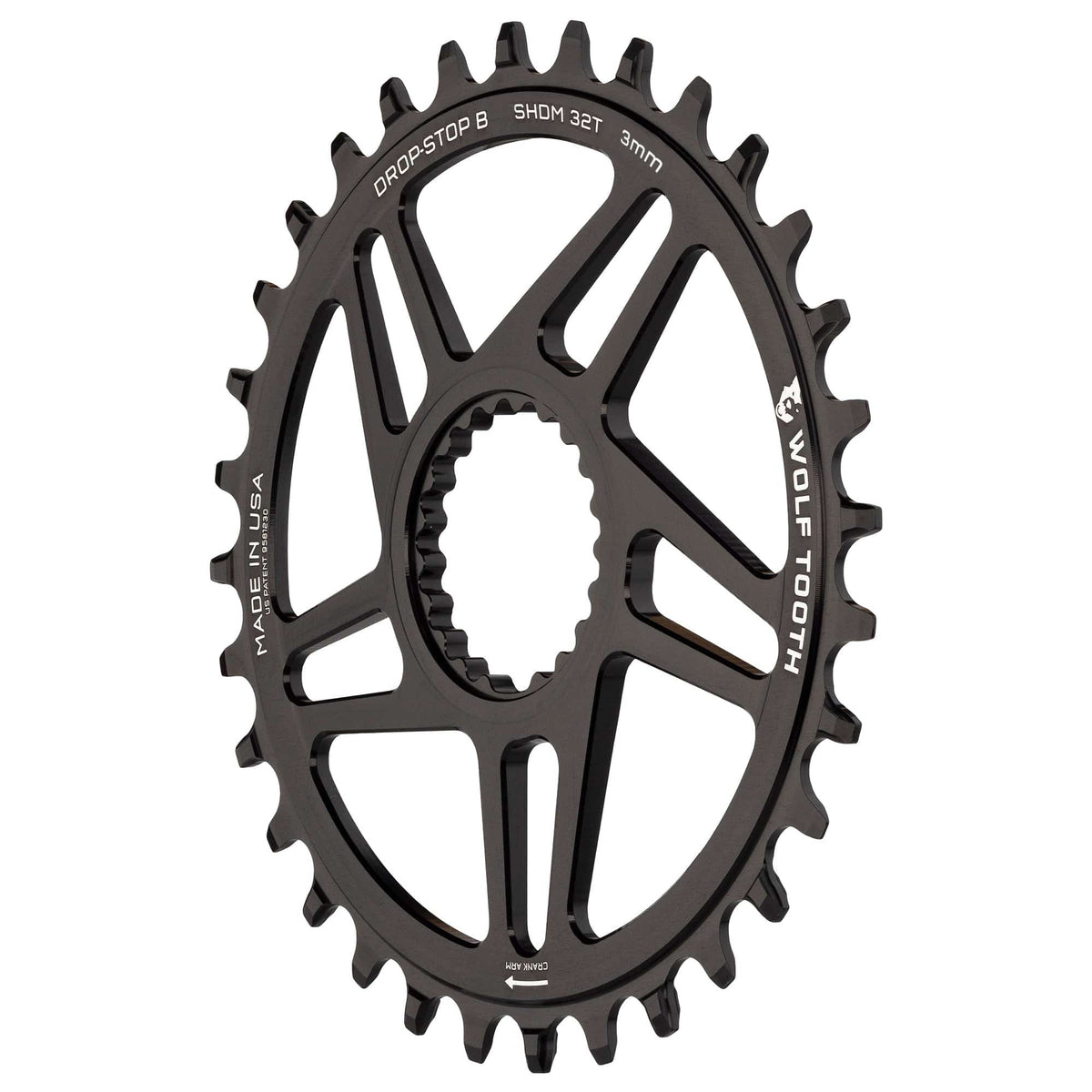 Wolf Tooth Direct Mount Chainrings for Shimano Cranks Drop - Stop ST