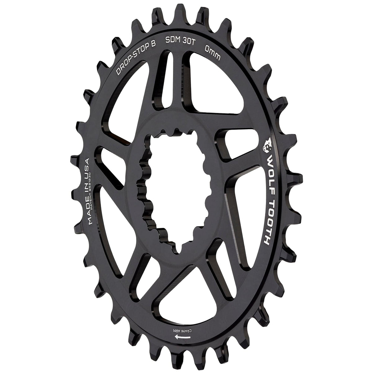 Wolf Tooth Direct Mount Chainrings for SRAM 3 - bolt Cranks Drop - Stop B