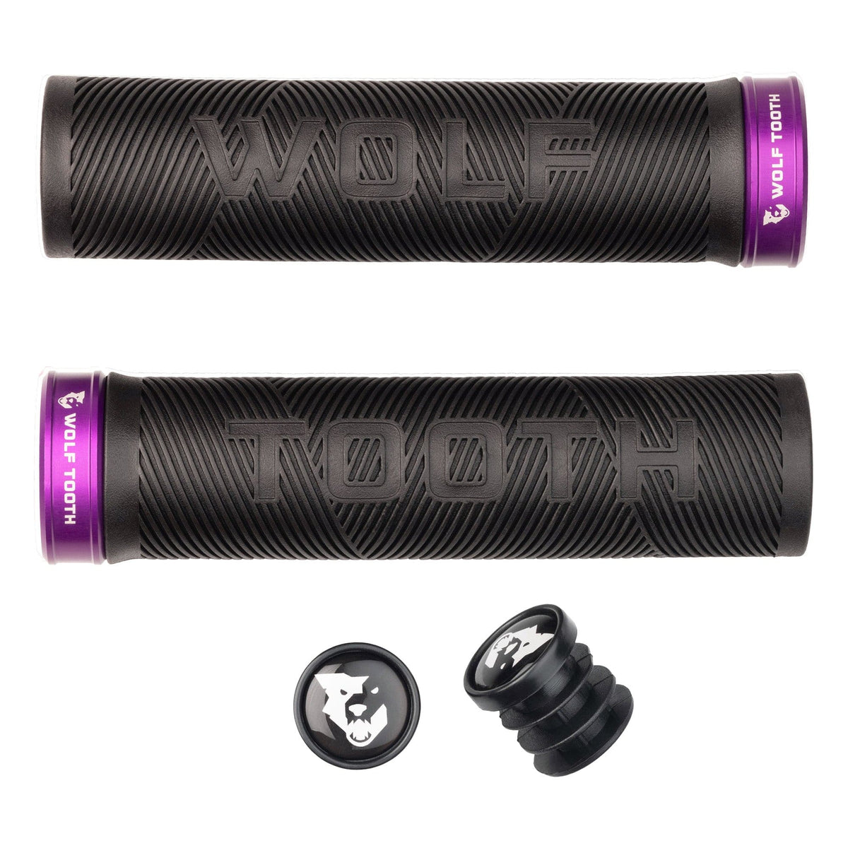 Wolf Tooth Echo Lock - On Grips Ultraviolet Purple