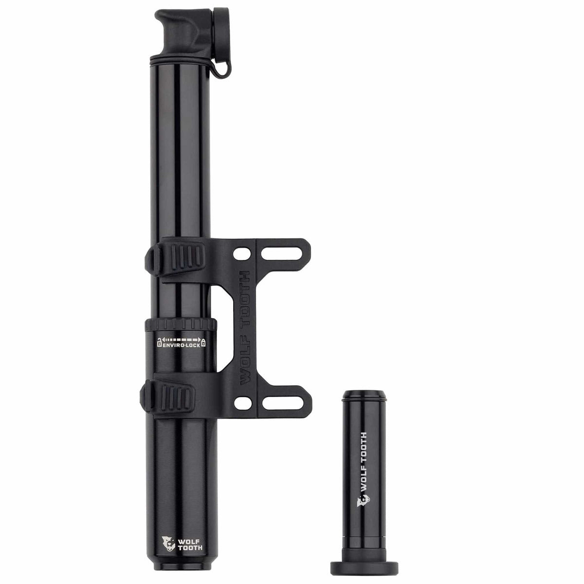 Wolf Tooth EnCase Pump 85cc 85cc Pump with Hex Bit Wrench Multi - Tool & Chain + Tire Plug Multi - Tool