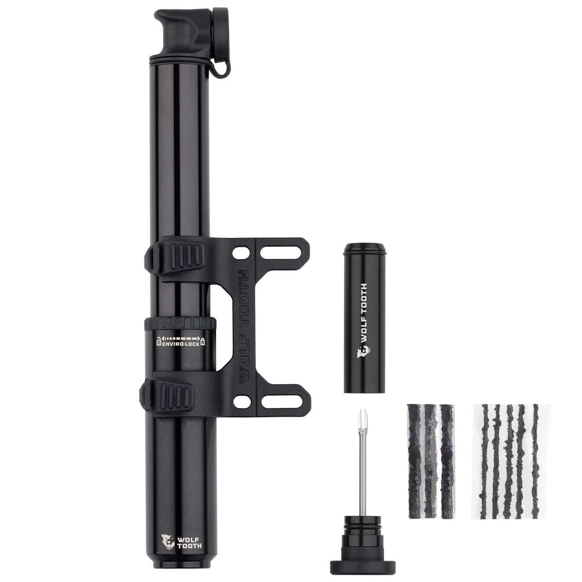 Wolf Tooth EnCase Pump 85cc 85cc Pump with Tubeless Tire Plug Tool