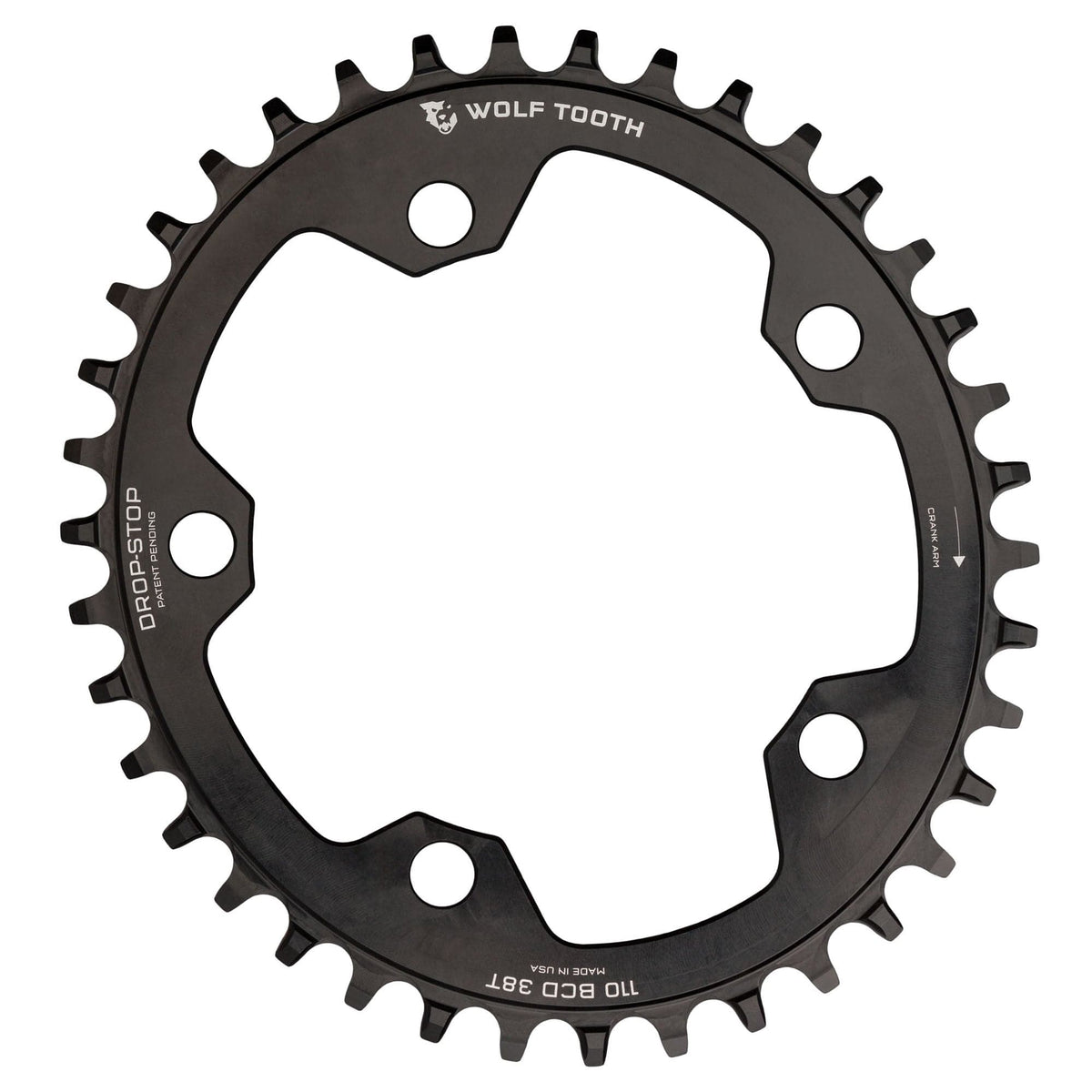 Wolf Tooth Oval 110 BCD Gravel / CX / Road Chainrings Drop - Stop B