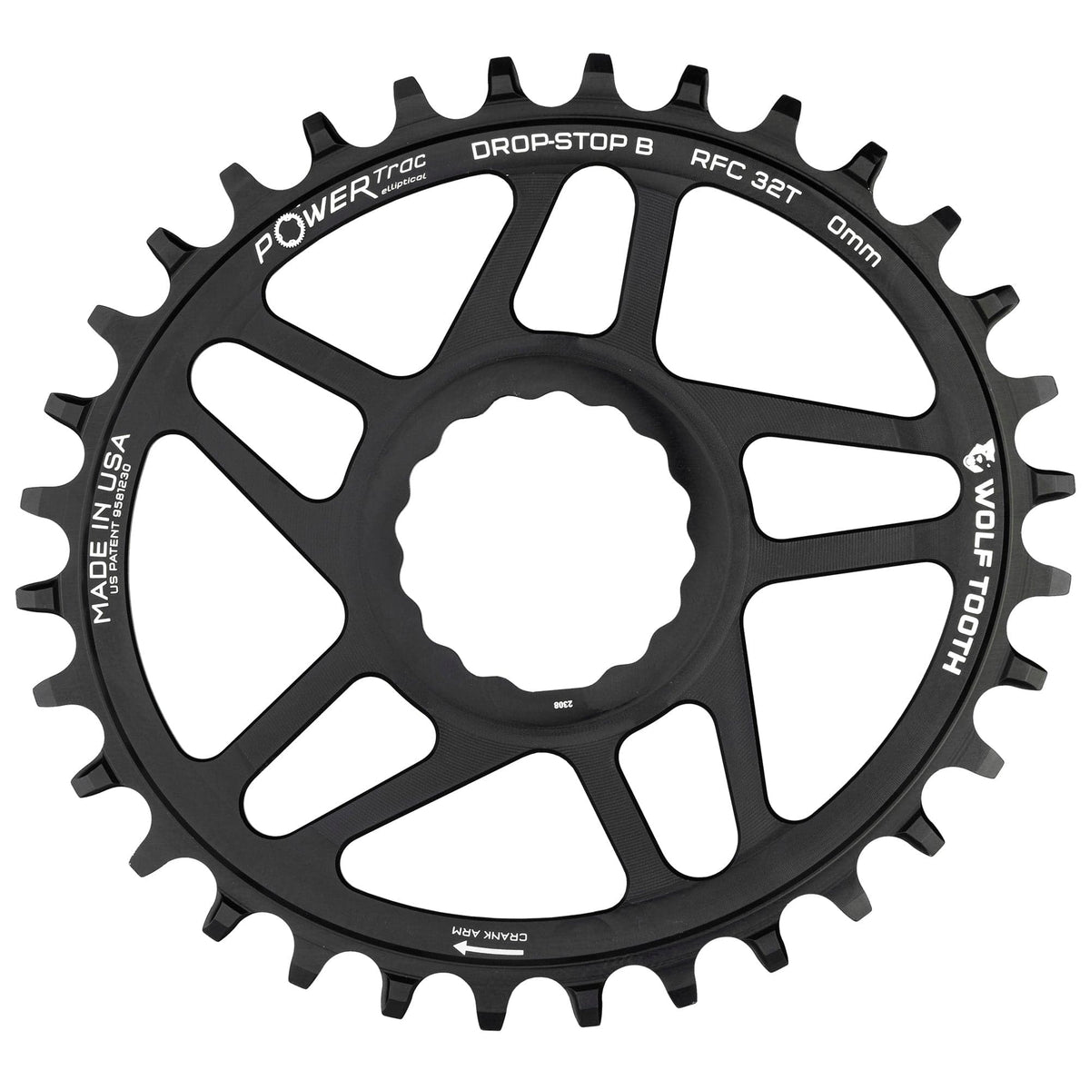 Wolf Tooth Oval Direct Mount Chainrings for Race Face Cinch - Drop - Stop A Drop - Stop A