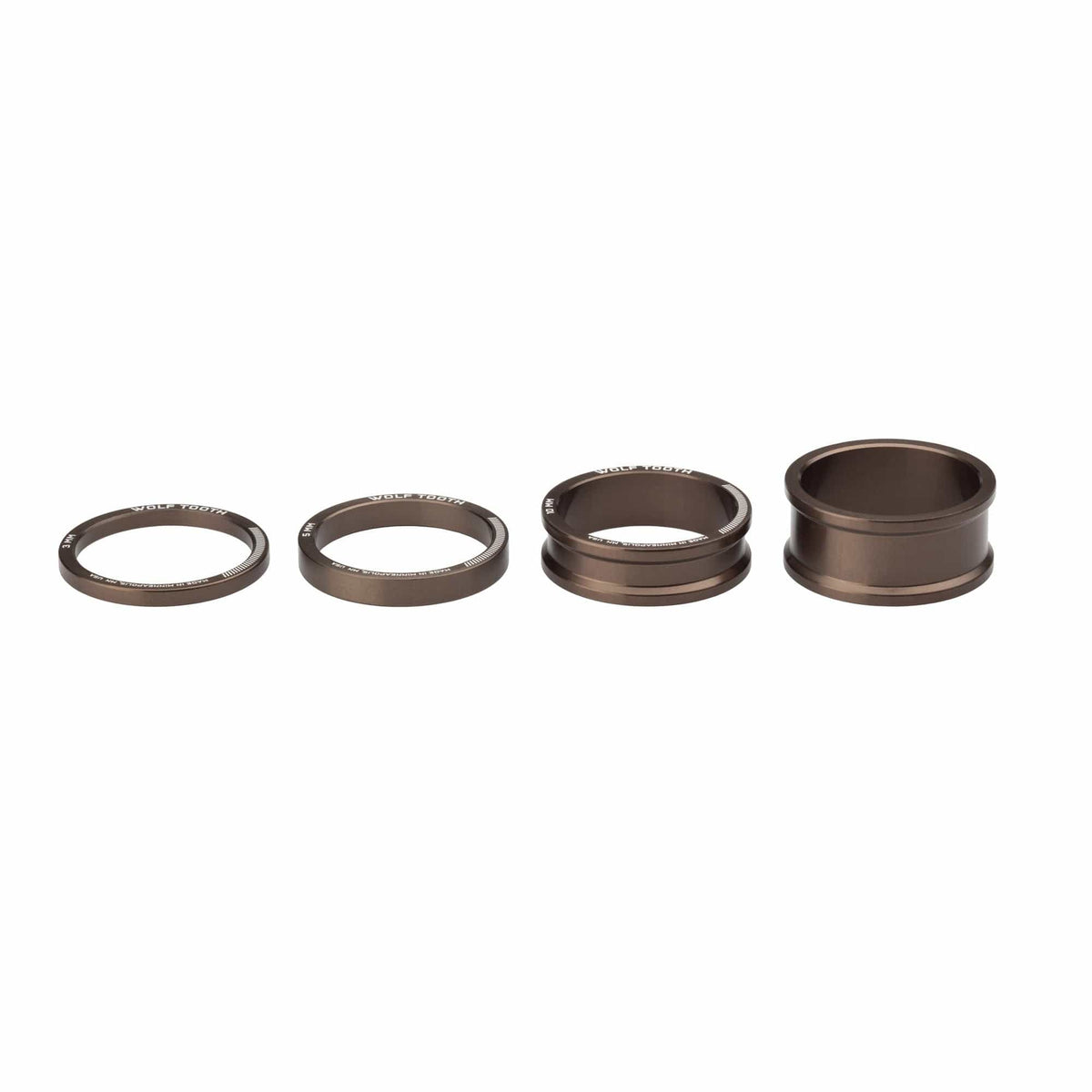 Wolf Tooth Precision Headset Spacers 3,5,10,15mm Kit