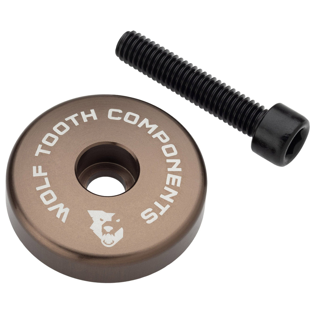 Wolf Tooth Ultralight Stem Cap with Integrated Spacer Aluminum