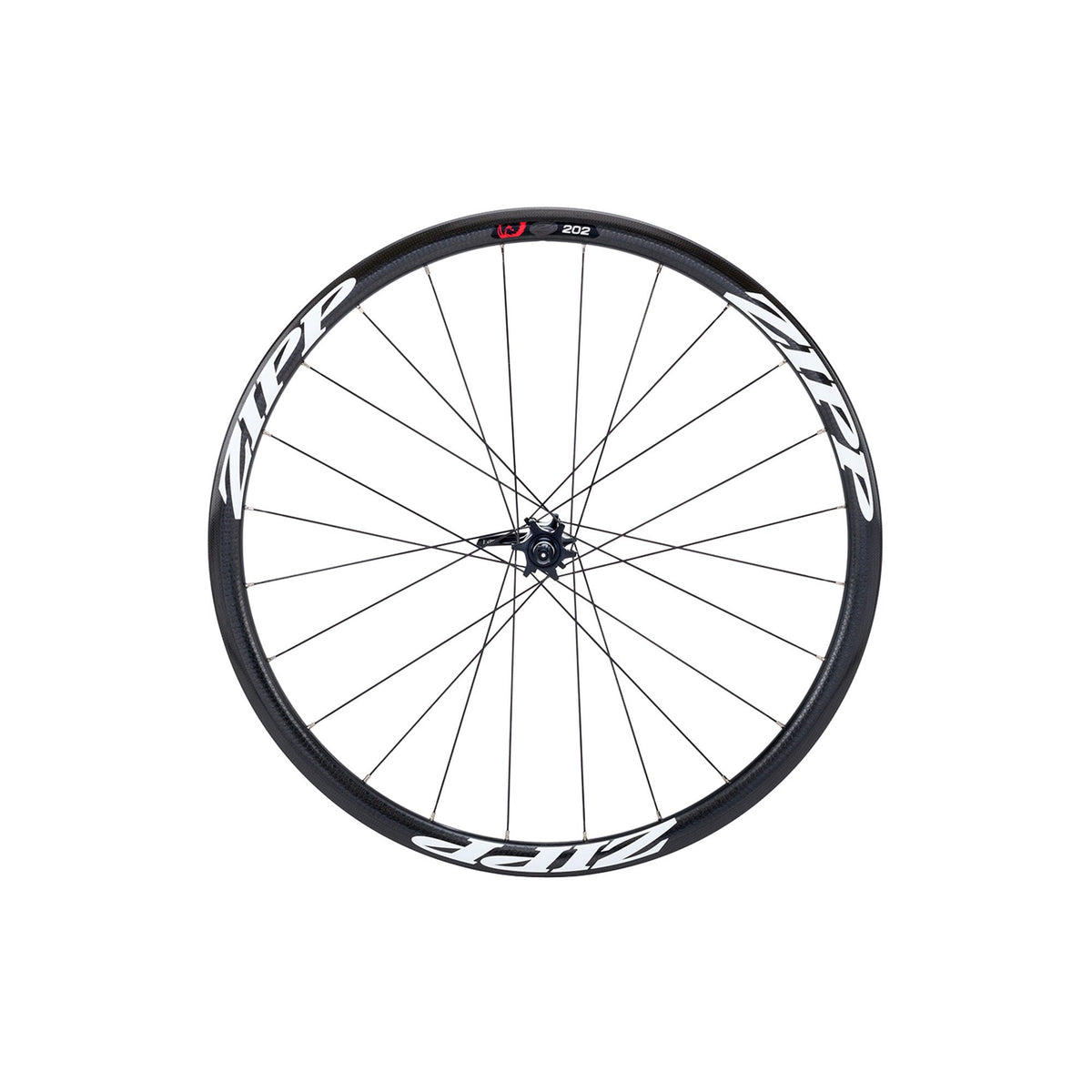 Zipp 202 Firecrest Carbon Clincher Disc Front Wheel for Quick Release White