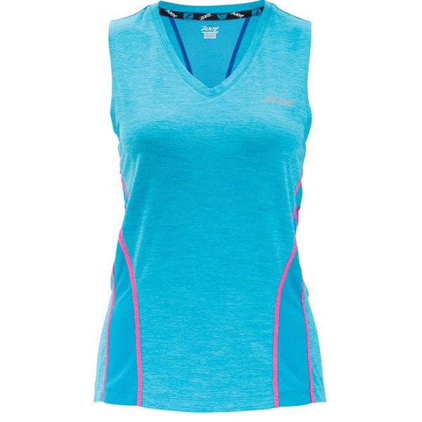 Zoot Performance Run Swift Sleeveless Tee Atomic Blue / Pink Glow