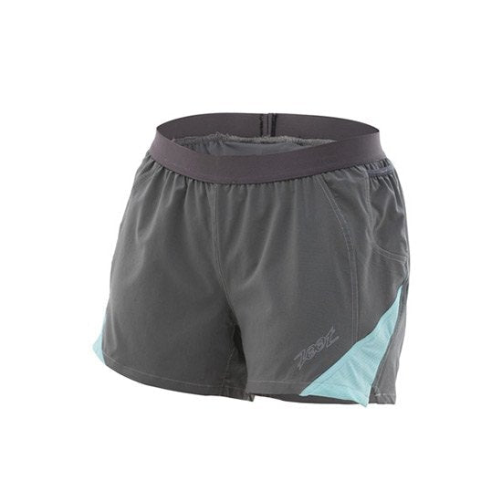 Zoot Ultra 4 Two - in - One Run Short Graphite / Beach Glass