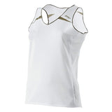 2XU Elite Run Singlet White / Gold