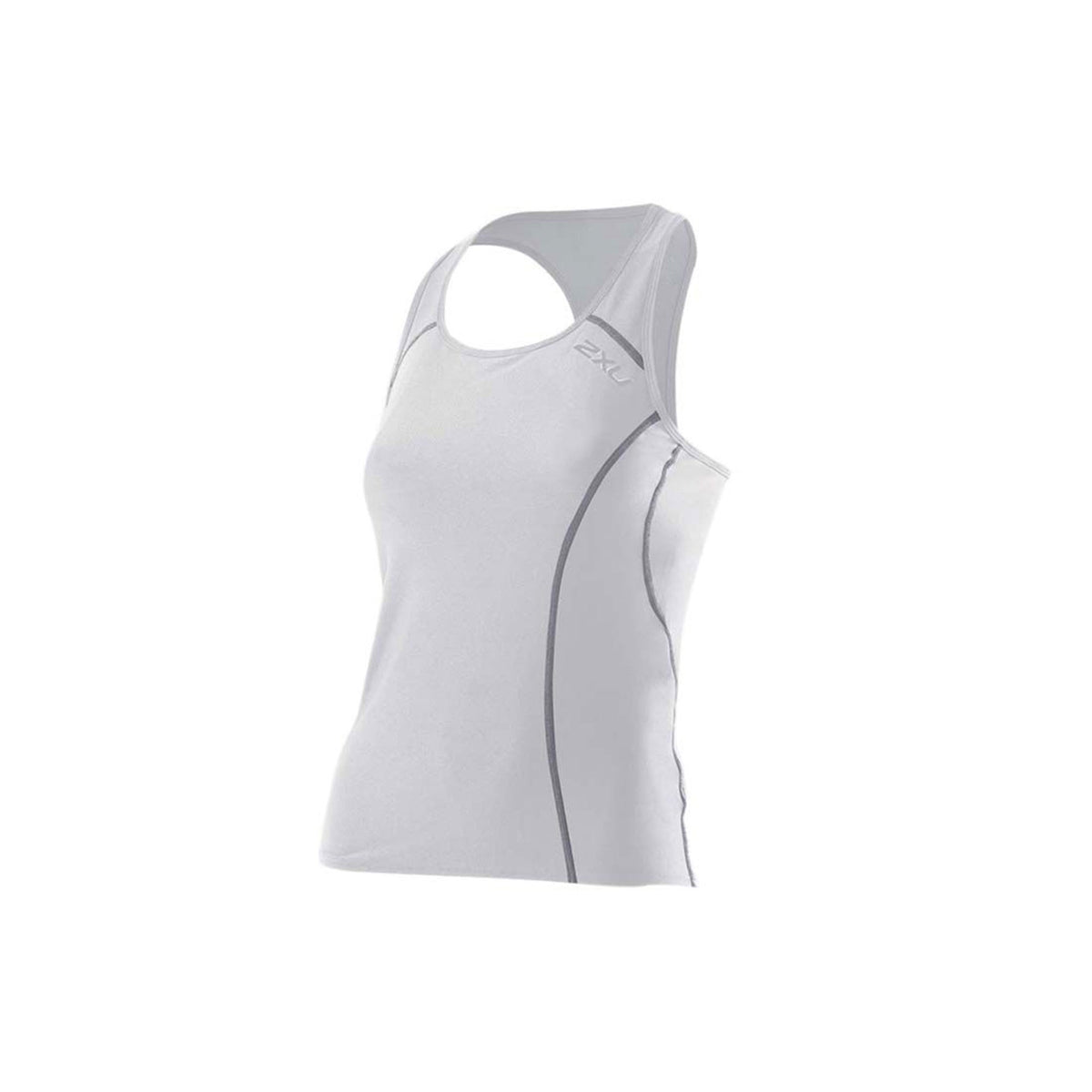 2XU Active Tri Singlet White / Grey