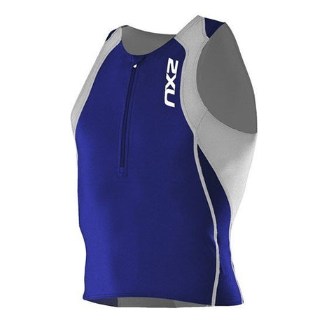 2XU Endurance Aero Tri Singlet Royal Blue