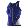 2XU Endurance Tri Singlet Blue / Grey