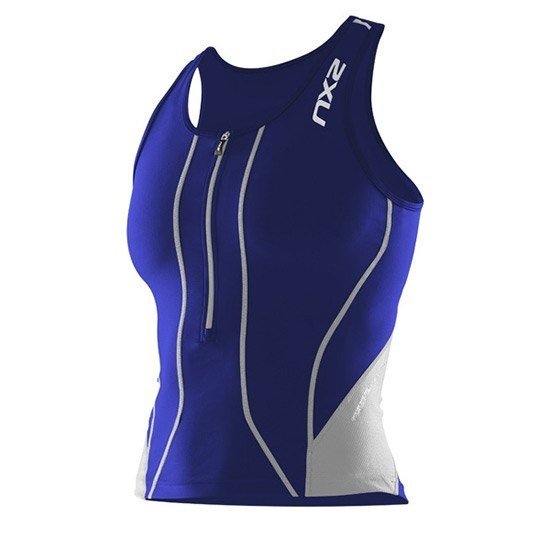 2XU Endurance Tri Singlet Blue / Grey