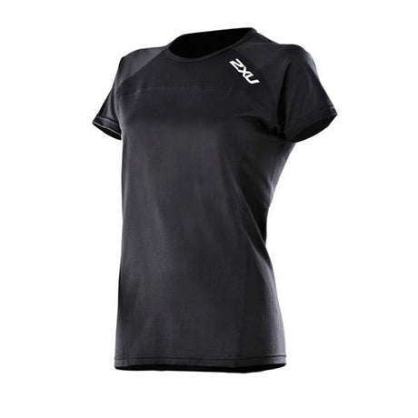 2XU Lady Comp Short Sleeve Run Top Black