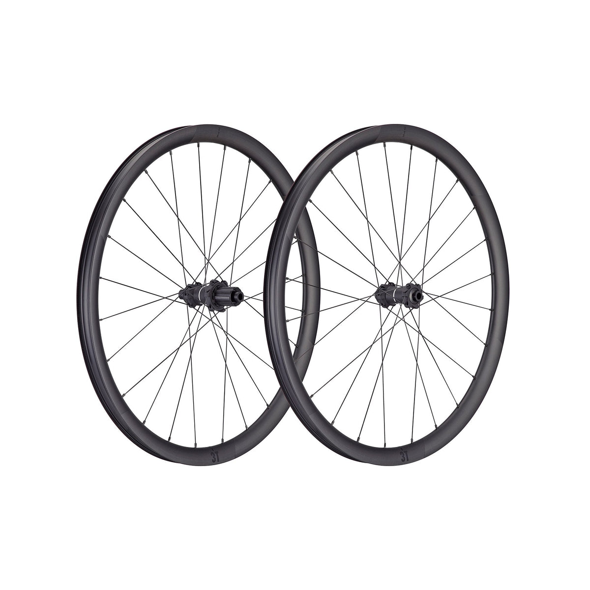 3T Discus Plus I28 LTD Tubeless Wheelset Matte Black