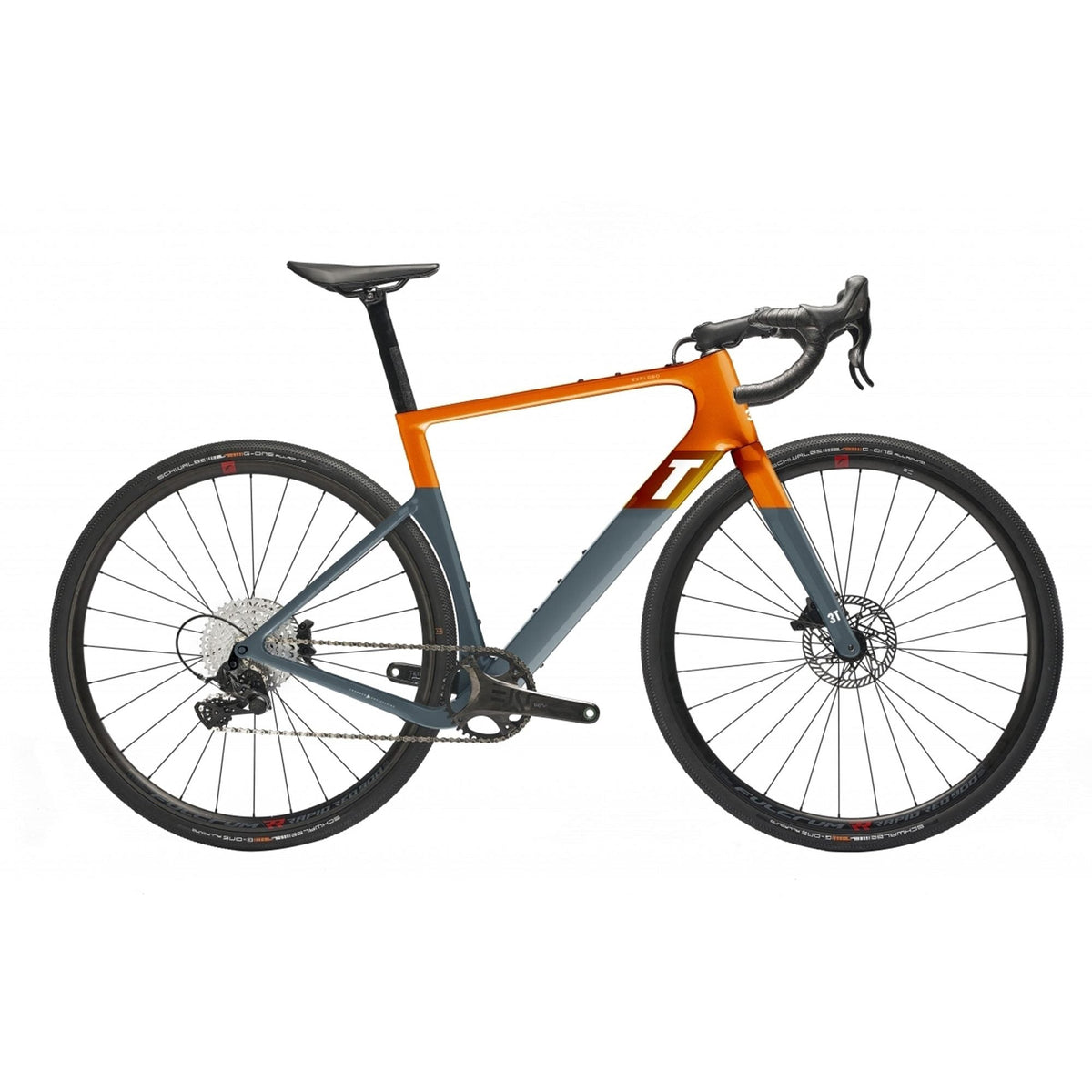 3T Exploro RaceMax EKAR 700c Bike Grey / Orange