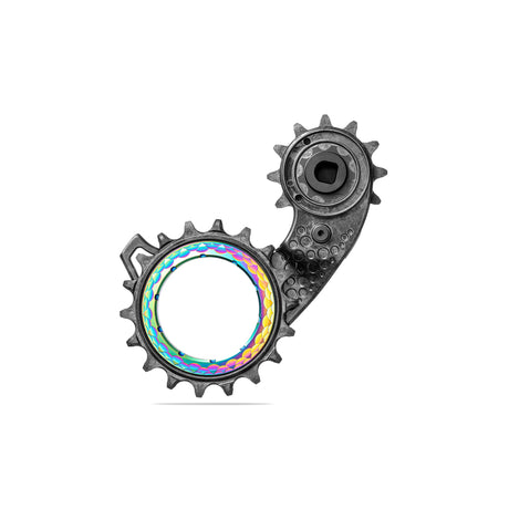 AbsoluteBlack Hollowcage V2 Carbon Ceramic Oversized Derailleur Pulley Cage - SRAM AXS (Red/Force)