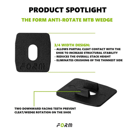 Form 2-Hole MTB Cleat Wedge Kit