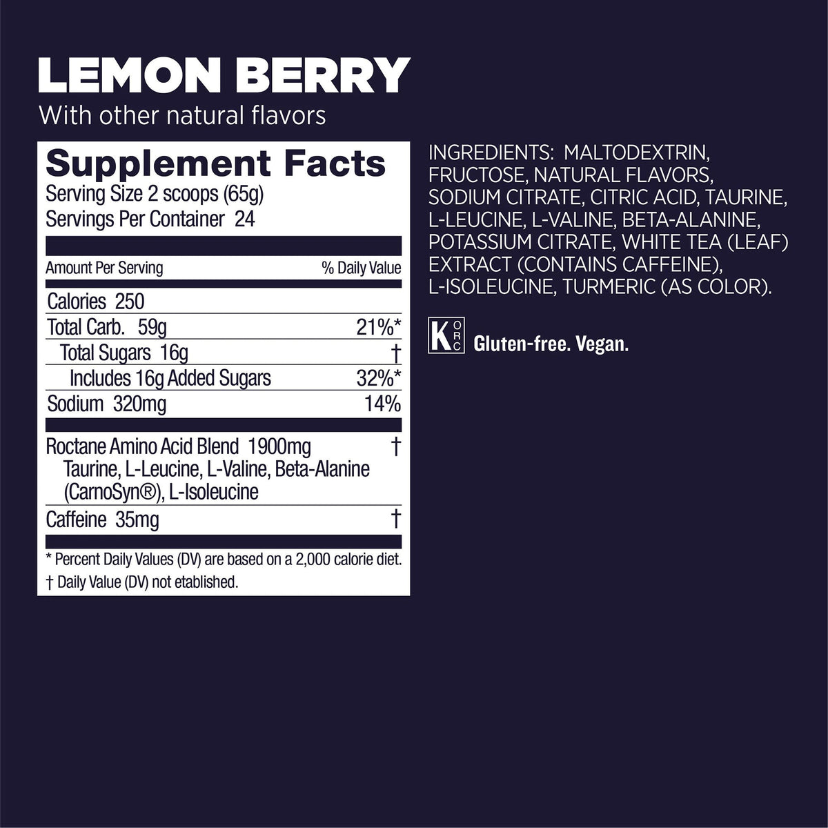 GU Roctane Energy Drink Mix 24 Serving