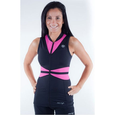 Active Angelz Mesh Bike Jersey Pink / Black