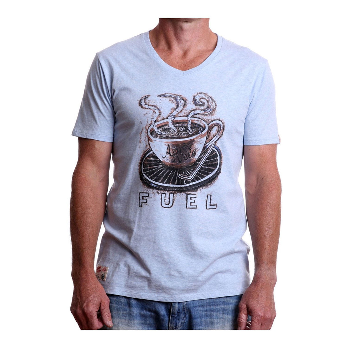Apres Velo Fuel Tee Blue Marle