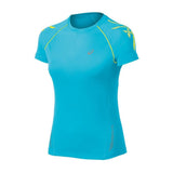 Asics Speed Short Sleeve Run Top Aquarium / Blazing Yellow