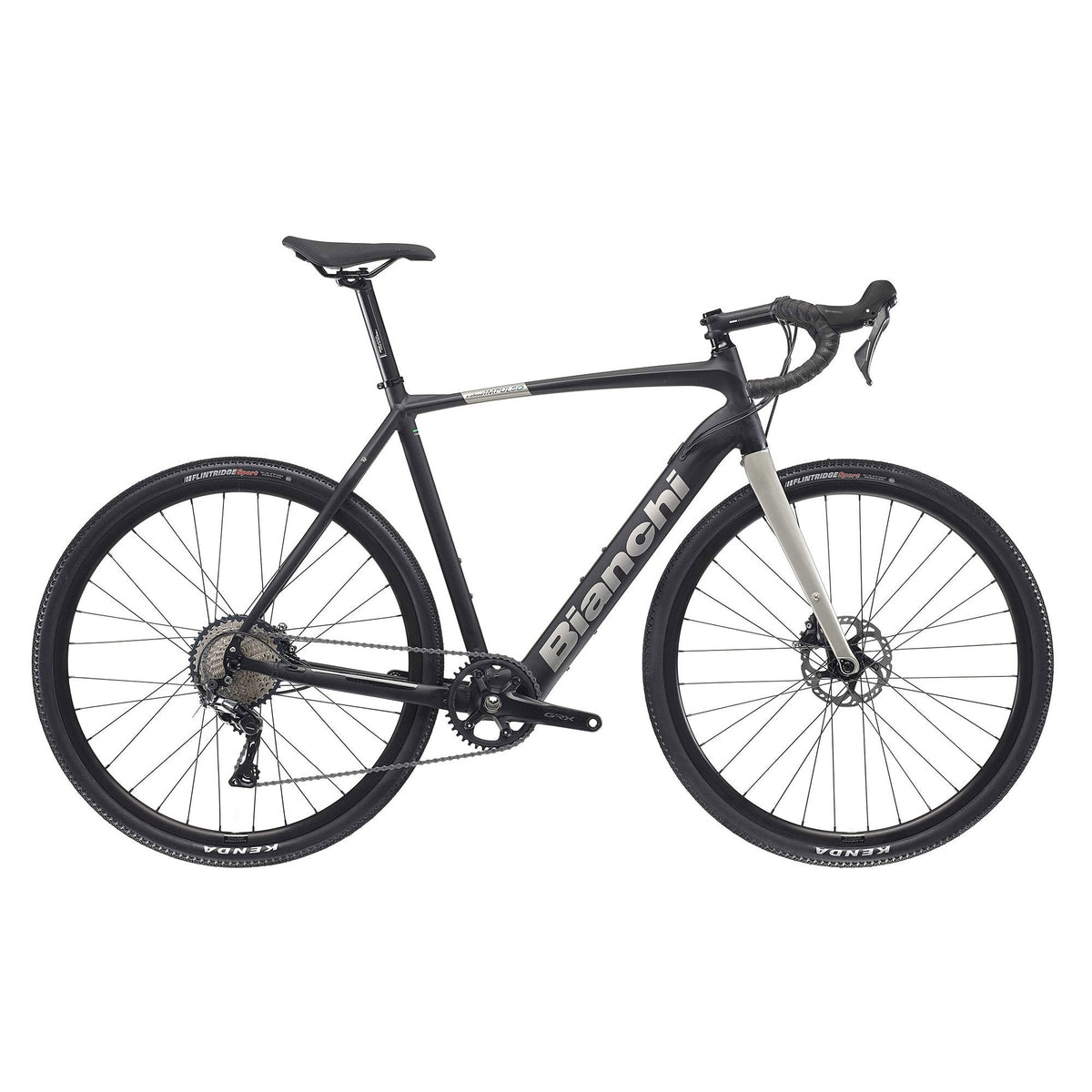 Bianchi E - Impulso Gravel GRX600 Bike IG - Black/Titanium