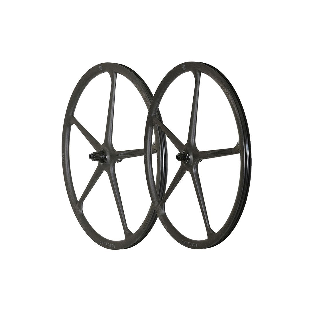 Black Inc Five Clincher Disc Wheelset Black