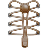 Bread Round Locks Elastic Coyote Brown