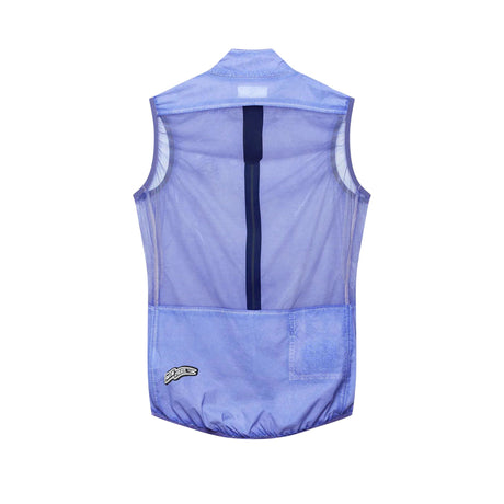 Cafe du Cycliste Edith Wind Gilet Cold Dye Verbena
