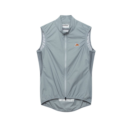 Cafe du Cycliste Edith Wind Gilet Mountain Fog