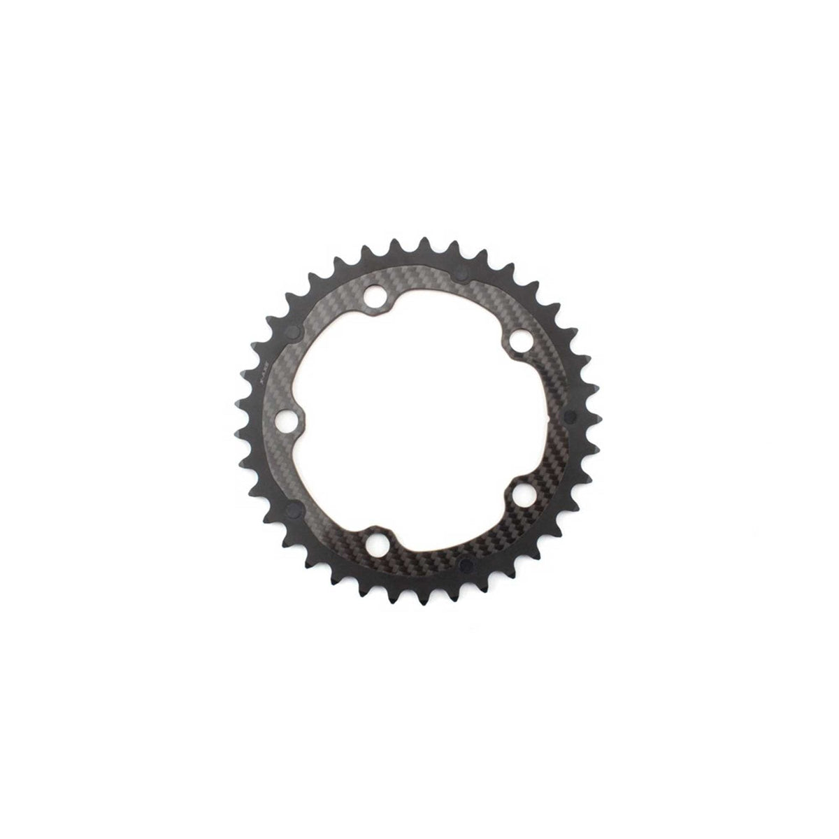 Carbon - Ti X - CarbonRing Inner Chainring 5 - Arm SRAM AXS Compatible Black